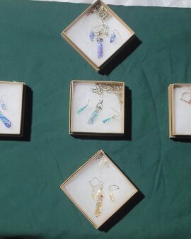 Simply “Resin”ating Earrings & Necklace Set